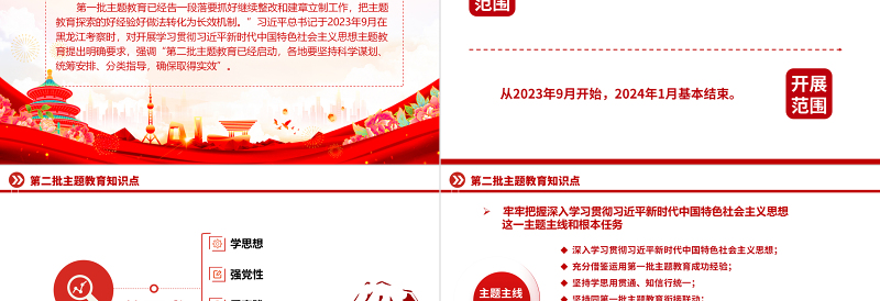第二批主题教育知识点PPT把学习贯彻习近平新时代中国特色社会主义思想不断引向深入党课课件