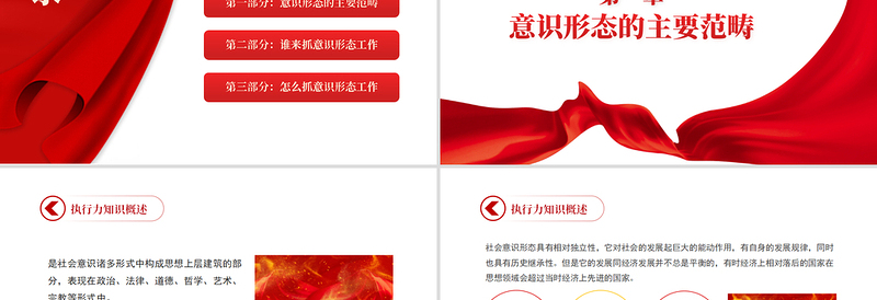 红色大气如何做好新形势意识形态工作PPT红色党政风何为意识形态谁来抓意识形态怎么抓意识形态专题党课