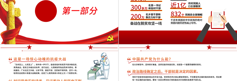 红色大气中国共产党选人用人制度特色PPT专题党课课件