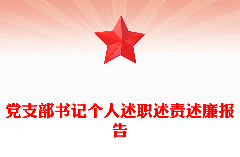 精品党支部书记个人述职报告