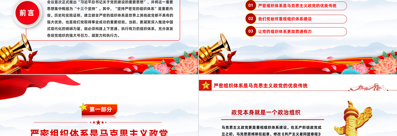 优质健全完善上下贯通执行有力的组织体系PPT深入学习关于党的建设的重要思想课件