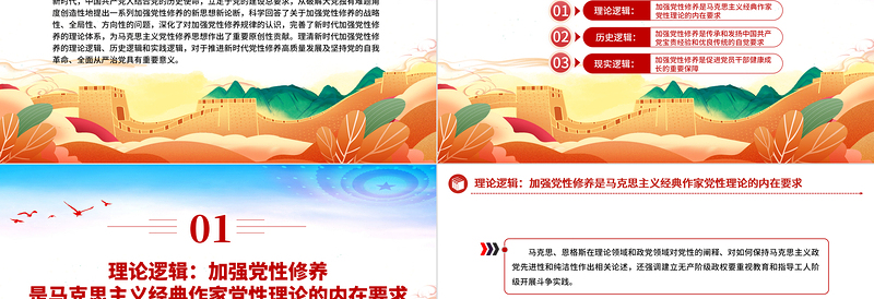 优质党性修养PPT全面加强党员的党性修养推进全面从严治党向纵深发展专题党课
