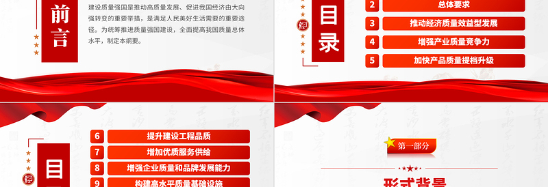 2025质量强国建设纲要PPT统筹推进质量强国建设全面提高我国质量总体水平课件