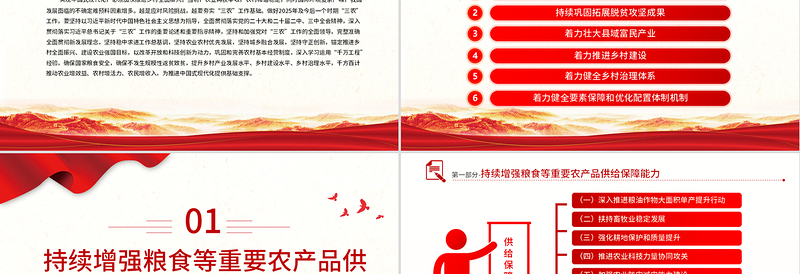 大气精美一文读懂2025中央一号文件PPT关于进一步深化农村改革扎实推进乡村全面振兴的意见课件下载