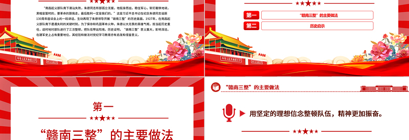 2025年“赣南三整”中的纪律建设PPT党史党纪学习教育党课课件