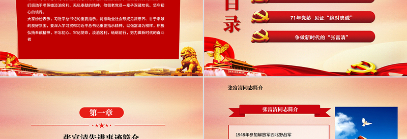 优质党政风时代楷模争做新时代的张富清