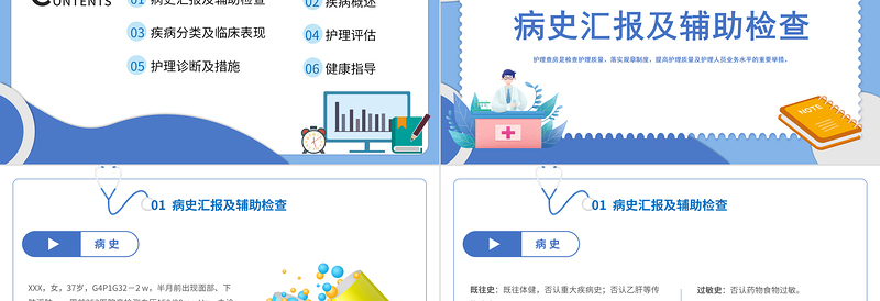 2025妊娠期护理查房PPT简约医疗风产科妊娠期高血压护理查房通用模板
