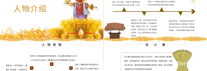 2025草房子PPT读书分享草房子作品简介名著读后感课件模板