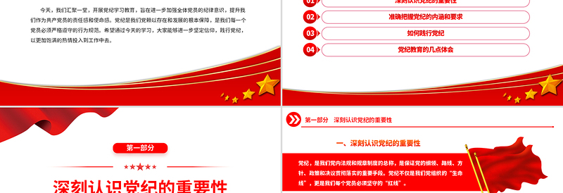 坚定信仰践行党纪PPT党政风党纪学习教育微党课