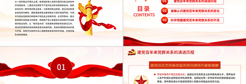 精品建党百年来党群关系的变与不变PPT新时代党群关系的科学内涵价值意蕴本质要求专题党课