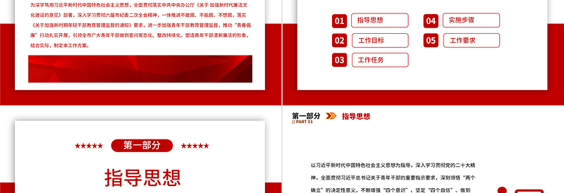 简洁精美青年干部“六查六问”教育活动深化“青春倡廉”行动工作方案党课PPT课件