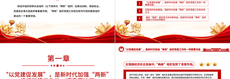 加强新时代“两新”组织党建工作PPT党政风新时代党的基层组织建设专题党课