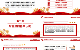 简洁实用如何创建机关党建品牌PPT红色大气以党建品牌汇聚红色动能基层党组织建设课件
