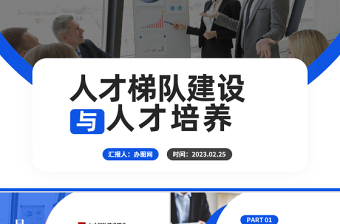 人才梯队建设与人才培养PPT商务风企业员工培养培训课件模板下载