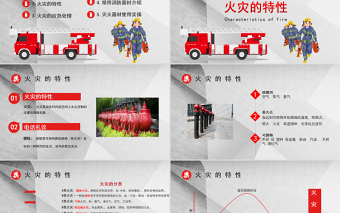 精美时尚企业公司火灾应急消防知识培训PPT简约清新员工消防安全培训PPT