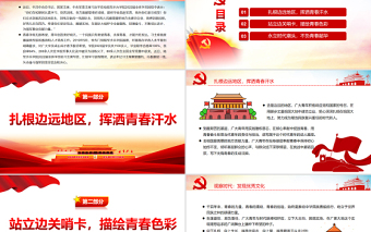 2025为强军事业贡献青春力量PPT党政风党员干部学习教育专题党课