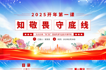 2025党风廉政建设党课课件ppt模板