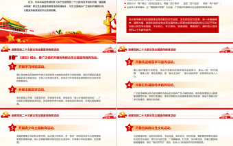时尚大气强国复兴有我PPT精美大气迎接党的二十大胜利召开组织开展群众性主题宣传教育活动课件