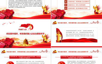 红色质感“三基本”建设和“三基”工作有机融合 推动基层党建工作全面发展 PPT 党员干部学习教育专题党课课件 “三基本”建设 “三基”工作