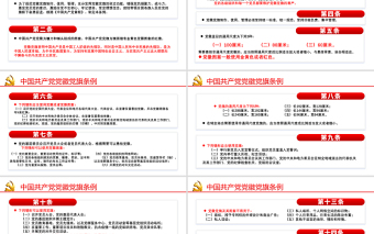 大气精美学习解读《中国共产党党徽党旗条例》PPT建党100周年迎七一系列党课课件
