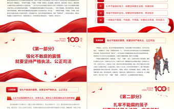 优质一体推进不敢腐不能腐不想腐的法治向度PPT红色党政风党员干部反腐倡廉专题党课课件