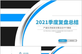 时尚大气季度复盘总结PPT极简商务风季度工作总结工作汇报工作计划复盘报告模板