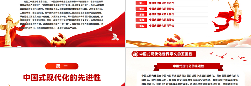 中国式现代化世界意义的五重性PPT课件下载