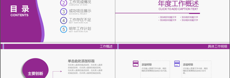 时尚大气紫色医疗医药医学汇报PPT模板