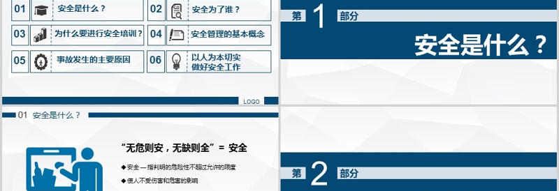 精美大气工厂车间企业安全生产管理培训ppt模板