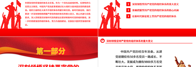 坚持严密党的组织体系ppt党政风为强国建设、民族复兴提供坚强组织保证党员纪律性专题党课课件
