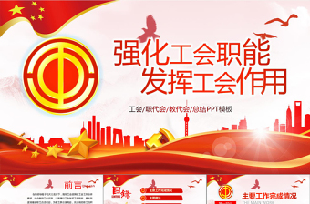 工会会员代表大会党课PPT