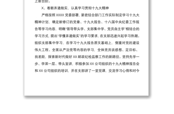 优质直属机关基层党委织党支部书记抓党建工作总结述职报告