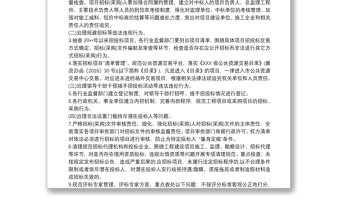 实用开展全县招投标领域专项整治活动的工作方案3篇