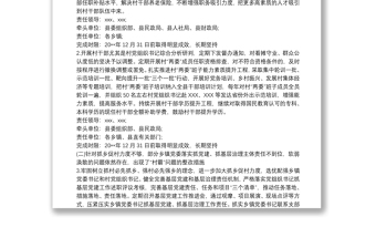 通用县落实20xx年度党组织书记抓基层党建述职评议考核工作反馈问题整改方案范文