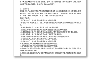 全新安全生产大排查大整治专项行动实施方案