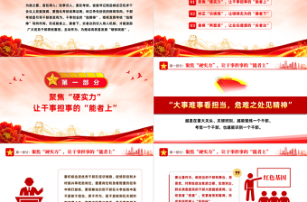 大气精美用好考核指挥棒提振干部精气神PPT党员干部学习教育专题党课党建课件模板