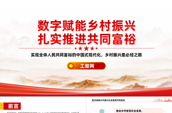 2025数字赋能乡村振兴PPT以数字乡村建设扎实推进共同富裕课件