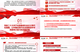 红色光效红色经典强国复兴PPT简洁风团员和青年主题教育4+1专题理论学习团课下载