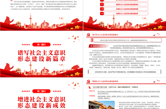 红色精美 立心立魂打牢团结奋斗的共同思想基础PPT党政风深刻领会和把握意识形态工作的极端重要性专题党课课件模板下载