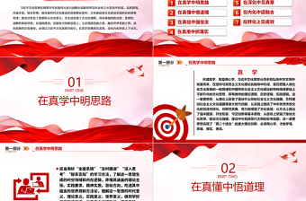 深入学习贯彻习近平文化思想ppt红色党政风在真学真懂真信真用深化内化转化上下功夫党组织党支部党员学习培训党课课件