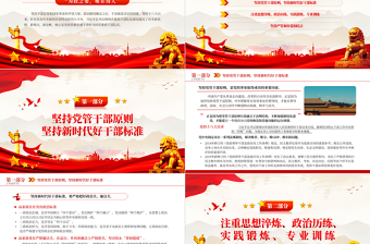 2025建设造就忠诚干净担当的高素质干部队伍PPT大气精美风2023年党员干部学习教育专题党课课件模板