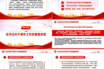 挺膺担当主题团课PPT简洁风团员和青年主题教育4+1专题理论学习团课下载