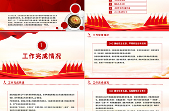 精品国有企业纪委工作汇报PPT大气简洁纪检监察总结模板下载