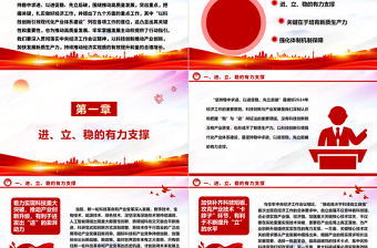 红色光效壮大科技实力推动产业创新ppt简洁时尚深入贯彻落实中央经济工作会议精神主题党课