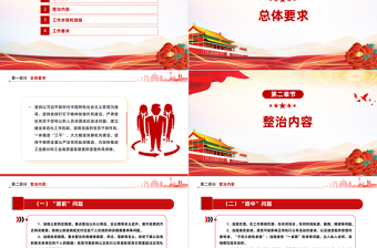 简洁风开展党员干部和公职人员涉酒违纪违法问题专项整治工作方案主题PPT下载