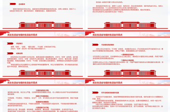 如何开展年度民主评议党员工作PPT民主生活会党课