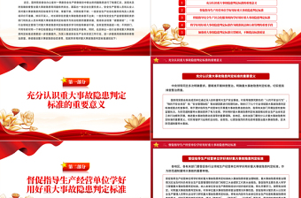 精美时尚关于学好用好重大事故隐患判定标准的通知安全生产PPT下载