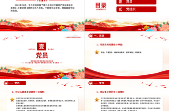 版《中国共产党纪律处分条例》学习PPT违规违纪的党员和党组织如何处理微党课