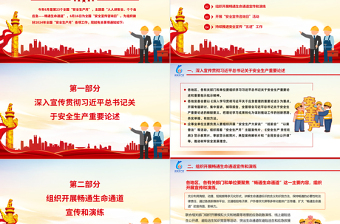 全国安全生产月活动主题“人人讲安全个个会应急畅通生命通道”PPT下载