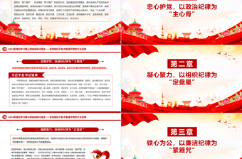 坚持挺纪于前时刻遵守党的六大纪律PPT党纪学习教育课件